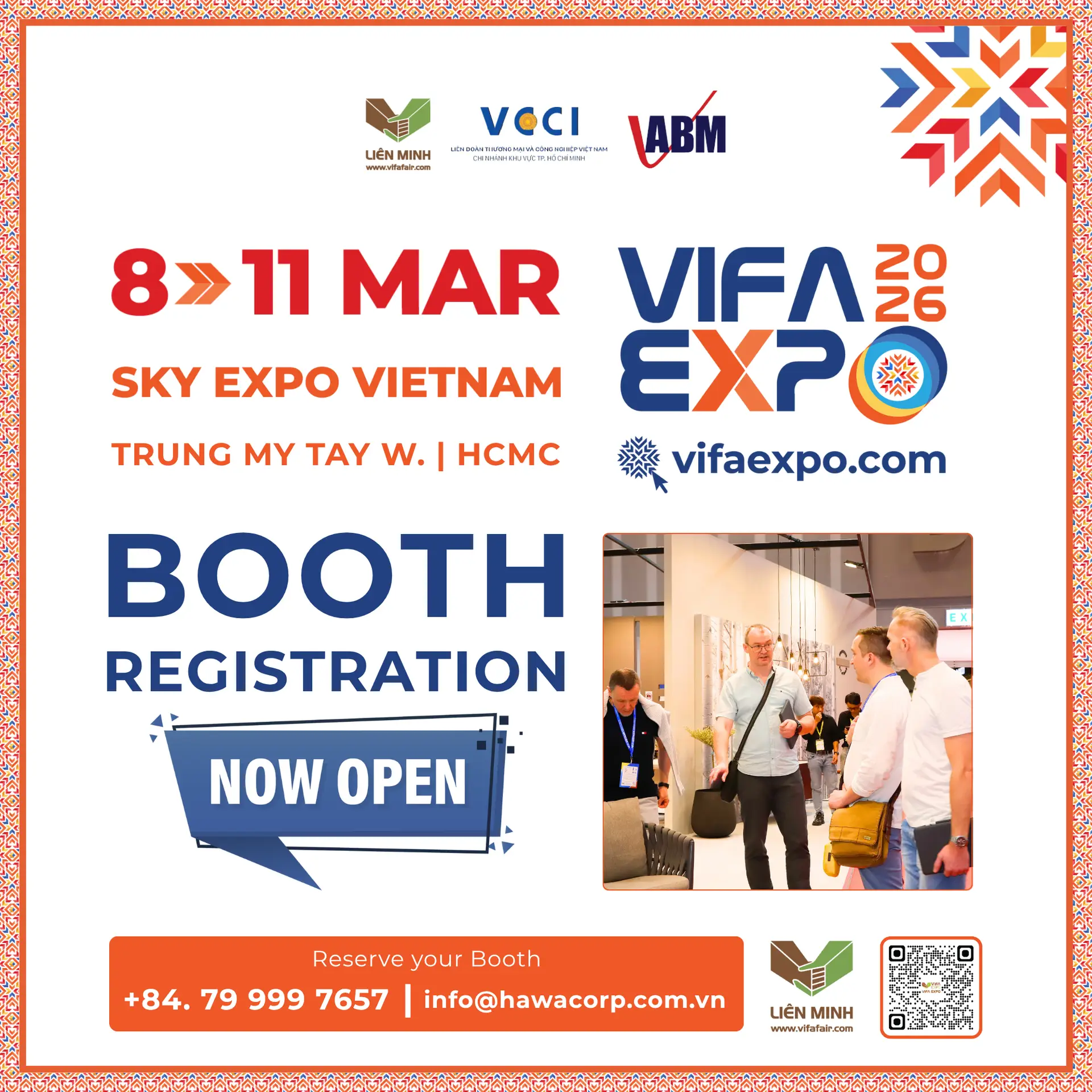 Booth registration for all businesses
