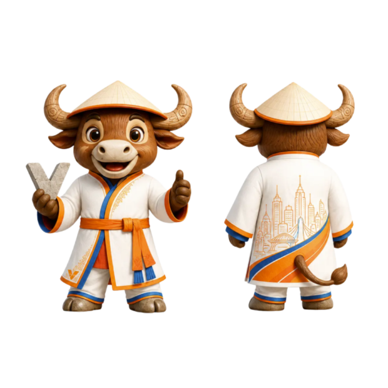 Mascot - TRÂU VIFA EXPO 2