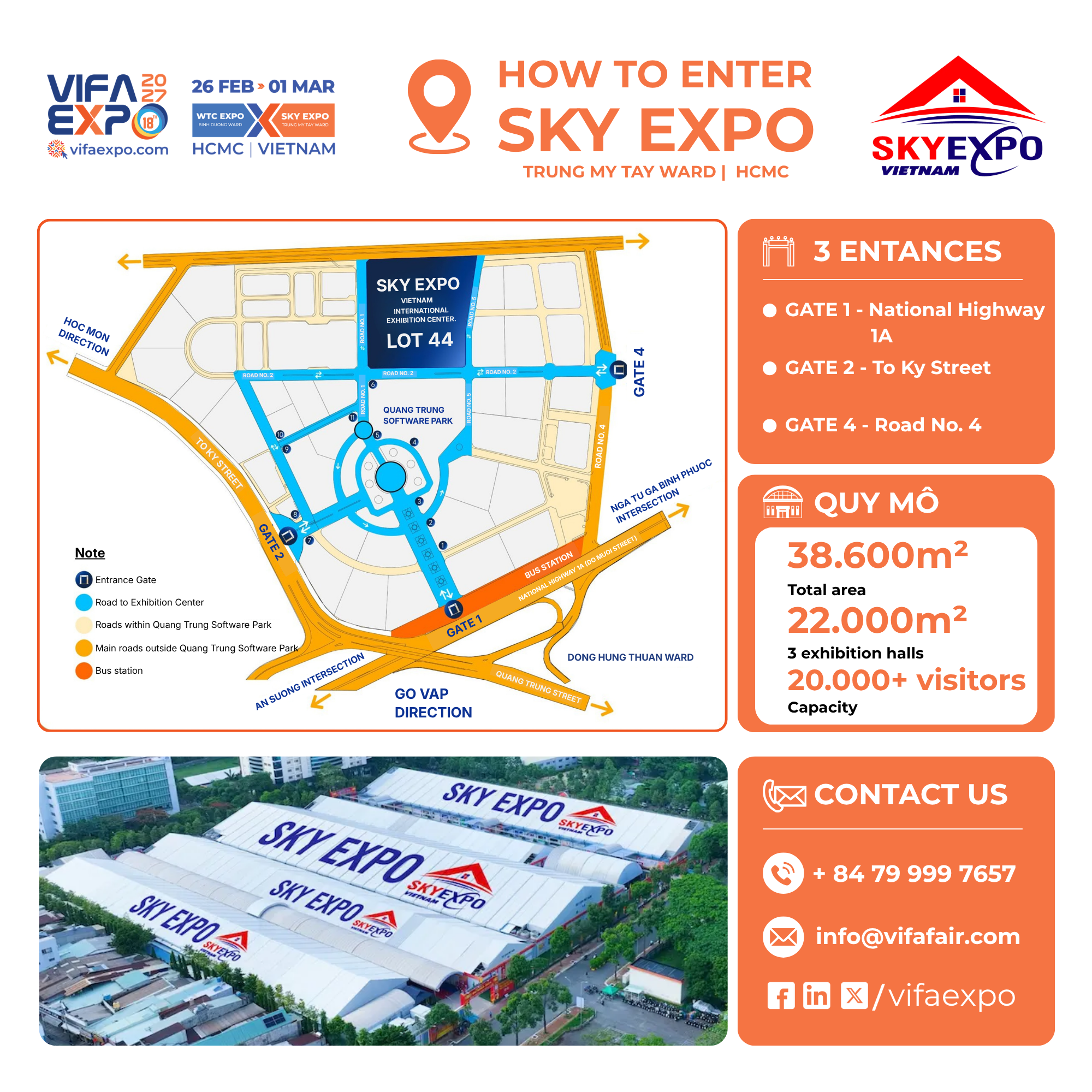 how to go to SKY EXPO