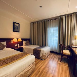 first hotel twin room
